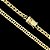 CORRENTE LACRAIA  FECHO GAVETA( 10mm-70cm)  + PULSEIRA LACRAIA  FECHO GAVETA( 10mm-20cm) - FECHO COM MARCAÇÃO 750BANHADO A OURO 18K - Imagem 10