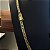 Corrente Lacraia 10mm 70cm + Pulseira 21cm – Banhada a Ouro 18K - Imagem 13