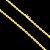 CORRENTE + PULSEIRA BAIANA  FECHO CANHÃO   (6MM-70CM) - BANHADO A OURO 18K - Imagem 4