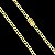 Corrente Pitbull 4mm 70cm – Banhada a Ouro 18K - Imagem 2