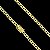 Corrente Pitbull 4mm 70cm – Banhada a Ouro 18K - Imagem 4