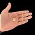 CORRENTE PIASTRINE( 2mm - 70cm) + PINGENTE PLAQUINHA CRUCIFIXO - BANHADO A OURO 18K. - Imagem 2