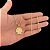 CORRENTE PIASTRINE( 2mm - 70cm) + PINGENTE CRUZ COM FACE DE CRISTO - BANHADO A OURO 18K. - Imagem 1