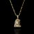 PINGENTE JESUS CRAVEJADO M( 8- 2x2cm) - BANHO DE OURO 18k - Imagem 1