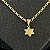 Pingente Estrela de Davi Vazada – Banhado a Ouro 18K - Imagem 1