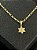 PINGENTE ESTRELA DE DAVI( 8g- 3x3cm) - BANHO DE OURO 18k - Imagem 1