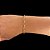 PULSEIRA CARTIE MEIA CANA (4MM -5g) - 20CM - BANHADO A OURO 18K - Imagem 3