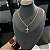 CORRENTE GRUMET( 2mm-60 ou 70cm) + PINGENTE CRUCIFIXO - BANHADO A OURO 18K - Imagem 6