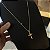 Corrente Veneziana 2mm 70cm + Pingente Cruz – Banhada a Ouro 18K - Imagem 5