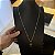 Corrente Veneziana 2mm 70cm + Pingente Cruz – Banhada a Ouro 18K - Imagem 2
