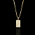 CORRENTE VENEZIANA ( 1.5mm- 70cm) + PINGENTE PLAQUINHA SALMOS- BANHADO A OURO 18K. - Imagem 3