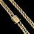 Corrente Lacraia 13mm 70cm – Banhada a Ouro 18K - Imagem 8