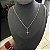 CORRENTE CARTIE (1.5mm- 70/60cm) + PINGENTE CRUCIFIXO    - BANHADO A OURO 18K - Imagem 1