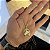 Corrente Cartier 1.5mm 60cm + Pingente Ferradura – Banhada a Ouro 18K - Imagem 2