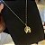 Corrente Cartier 1.5mm 60cm + Pingente Ferradura – Banhada a Ouro 18K - Imagem 6