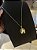 CORRENTE CARTIE (1.5mm- 70/60cm) + PINGENTE FERRADURA DE CAVALO - BANHADO A OURO 18K - Imagem 5