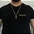 CORRENTE 3x1 (2mm -70/60cm) + PINGENTE CRUZ DETALHADA- BANHADO A OURO 18k - Imagem 1