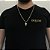CORRENTE 3x1( 2mm- 70/60cm) + PINGENTE CRUCIFIXO P- BANHADO A OURO 18k - Imagem 1