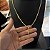 Corrente Peruana 3mm 50/60 ou 70cm + Pingente Cruz – Banhada a Ouro 18K - Imagem 5