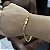 PULSEIRA PITBULL  ( 4MM - 8G - 21 CM)  - FECHO COM MARCAÇÃO 750 - BANHO DE OURO 18k - Imagem 6