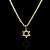 PINGENTE ESTRELA DE DAVI P 2g - BANHO DE OURO 18k - BANHO DE OURO 18k - Imagem 2