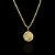 PINGENTE  MEDALHA JESUS ( 2.5x2.5) 2G - BANHO DE OURO 18k - Imagem 2