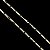 CORRENTE 3x1( 2mm- 70/60cm )+ PINGENTE PLAQUINHA   CRUCIFIXO P - BANHADO A OURO 18k - Imagem 3