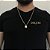 CORRENTE 3x1( 2mm- 70/60cm) + PINGENTE  PLACA NOSSA SENHORA P - BANHADO A OURO 18k - Imagem 1