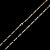 CORRENTE 3x1( 2mm- 70/60cm) + PINGENTE  CRUCIFIXO TAMANHO M- BANHADO A OURO 18k - Imagem 2