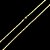 CORRENTE PIASTRINE( 2mm - 70cm) + PINGENTE PLAQUINHA NOSSA SENHORA 3D- BANHADO A OURO 18K. - Imagem 2