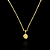 CORRENTE PIASTRINE( 2mm- 70cm) + PINGENTE SÃO BENTO MEDALHA MINI DUPLA FACE PP - Imagem 3