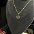 CORRENTE PIASTRINE( 2mm- 70cm) + PINGENTE ESTRELA DE DAVI VAZADA  P - BANHADO A OURO 18K. - Imagem 5