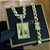 CORRENTE FRISO S( 8mm- 70Cm) + PINGENTE PLACA NOSSA SENHORA CRAVEJADA EM ZIRCÔNIA PREMIUM G - BANHADO A OURO 18K - Imagem 1