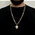 Corrente Lacraia 4mm 70cm + Pingente Cruz – Banho Ouro 18k - Imagem 1