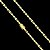 Corrente Piastrine 4mm 70cm – Banhada a Ouro 18K - Imagem 5