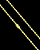 CORRENTE  PIASTRINE FECHO GAVETA -( 4MM - 12G - 70CM) FECHO COM MARCAÇÃO 750 - BANHADO A OURO 18K - Imagem 5