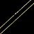 CORRENTE VENEZIANA ( 2.5mm- 70cm) + PINGENTE ESTRELA DE DAVI VAZADA - BANHO DE OURO 18k - Imagem 2