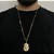 Corrente Cartier 3mm 60cm + Pingente Jesus – Banho Ouro 18k - Imagem 1
