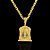 PINGENTE NOSSA SENHORA TEMPLO CRAVEJADO EM ZIRCONIA PREMIUM (12g- 3x3cm)(G) - BANHO DE OURO 18k - Imagem 2