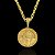 PINGENTE PINGENTE MEDALHA ROSTO DE JESUS CRISTO CRAVEJADO EM ZIRCONIA PREMIUM( 12g- 3x3cm)(G) - BANHO DE OURO 18k - Imagem 2