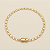 Pulseira Piastrine 4mm 20cm – Banhada a Ouro 18K - Imagem 1