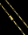 CORRENTE TIJOLINHO ALONGADO (5MM -28G  -70CM) FECHO COM MARCAÇÃO 750 - BANHADO A OURO 18K - Imagem 3