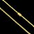 CORRENTE GRUMET  DUPLA FECHO GAVETA (4mm- 70cm)  + PULSEIRA GRUMET  DUPLA FECHO GAVETA (4mm- 20cm)  - FECHO COM MARCAÇÃO 750 - BANHADO A OURO 18K - Imagem 8