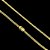 CORRENTE GRUMET  DUPLA FECHO GAVETA (4mm- 70cm)  + PULSEIRA GRUMET  DUPLA FECHO GAVETA (4mm- 20cm)  - FECHO COM MARCAÇÃO 750 - BANHADO A OURO 18K - Imagem 4
