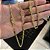 Corrente Cartier 4mm 70cm + Pulseira 21cm – Banhada a Ouro 18K - Imagem 17