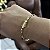 PULSEIRA  CARTIE ALONGADO( 5mm- 20Cm) -  FECHO COM MARCAÇÃO 750 - BANHADO A OURO 18K - Imagem 2