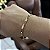 PULSEIRA  CARTIE ALONGADO( 5mm- 20Cm) -  FECHO COM MARCAÇÃO 750 - BANHADO A OURO 18K - Imagem 3