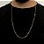 CORRENTE TIJOLINHO (2MM -7G- 70cm ) - BANHADO A OURO 18K - Imagem 2