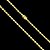CORRENTE PIASTRINE FECHO GAVETA COM MARCAÇÃO  750 (4mm - 70cm )+ PINGENTE  CRUZ LEÃO  ESTRELA DE JUDÁ - BANHADO A OURO 18K - Imagem 4