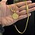 Corrente Cadeado duplo 3mm 70cm + Pingente Jesus – Banhada a Ouro 18K - Imagem 6